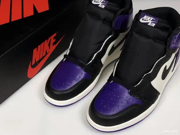 Cheap Husky Jordan 555088-501 Air Purple 1 Court 0531